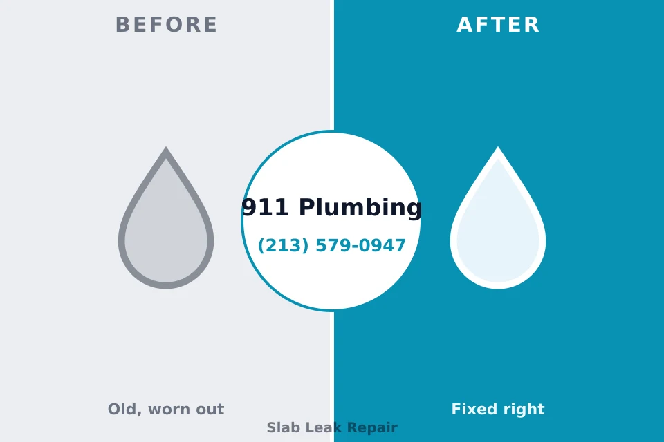 Before and after: plumbing repair Mont Belvieu, TX